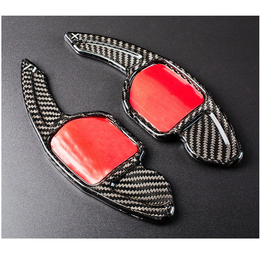 Carbon Fiber Steering Wheel Paddles Shifter for Audi A3 A4 A5 A6 S6 Q5 Q7 TT TTS