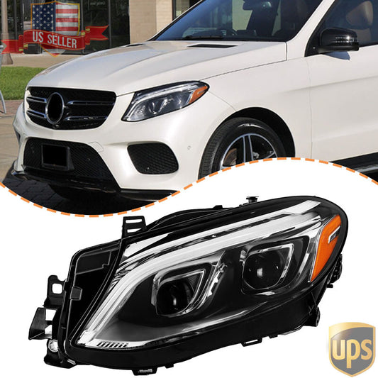 LED Headlight for Mercedes-Benz GLE W166 2016 2017 2018 2019 GLE350 Left Driver