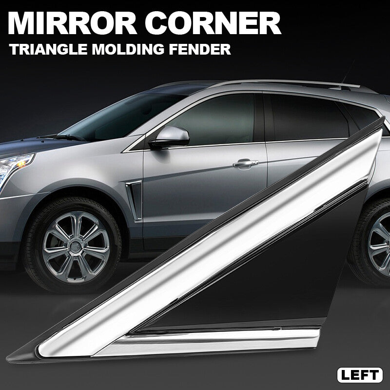 Mirror Corner Triangle Side Trim Left+Right Fender for Cadillac SRX 2010-2016
