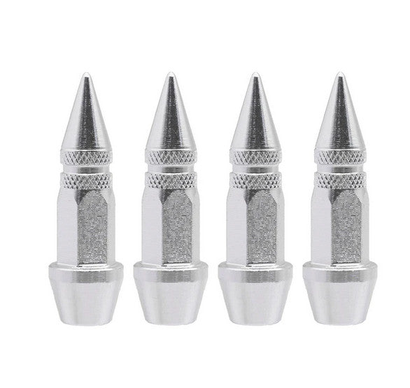 4-piece car tire valve cover rod air dust cover dustproof red nail for Mitsubishi