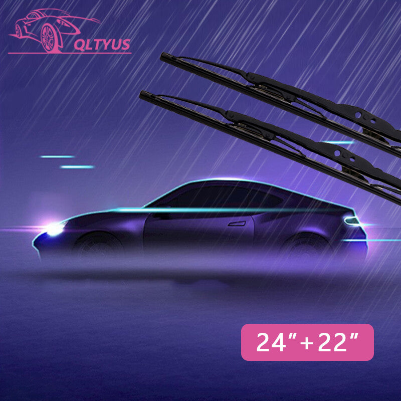 All Season 24-inch + 22-inch Wiper Blade Size Windshield Front Right 2-Piece Set