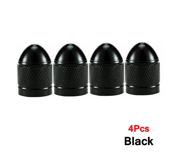 4-piece car tire valve cover rod air dust cover dice gold for Mercedes-Benz