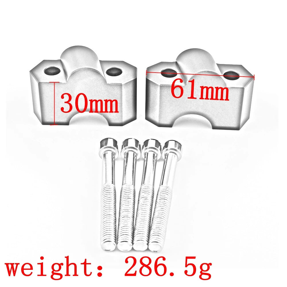 Handlebar Mount Riser Clamp Extender for KAWASAKI Z1000 2007-2009 Z750 2004-2011