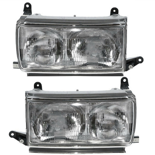 for Toyota for Land Cruiser FJ/LC80 1991-1997 Headlight Set Crystal Clear Assembly