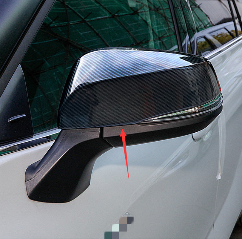 Carbon Fiber Rearview Mirrors Cover Trim caps 2p for Toyota Highlander 2020-2023
