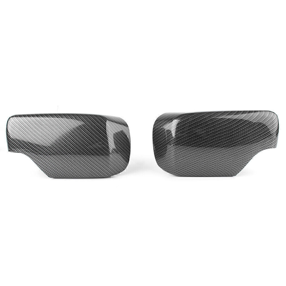 2x Exterior Rear View Side Mirror Cover Trim Fit for BMW E46 3 Series 1998-2005