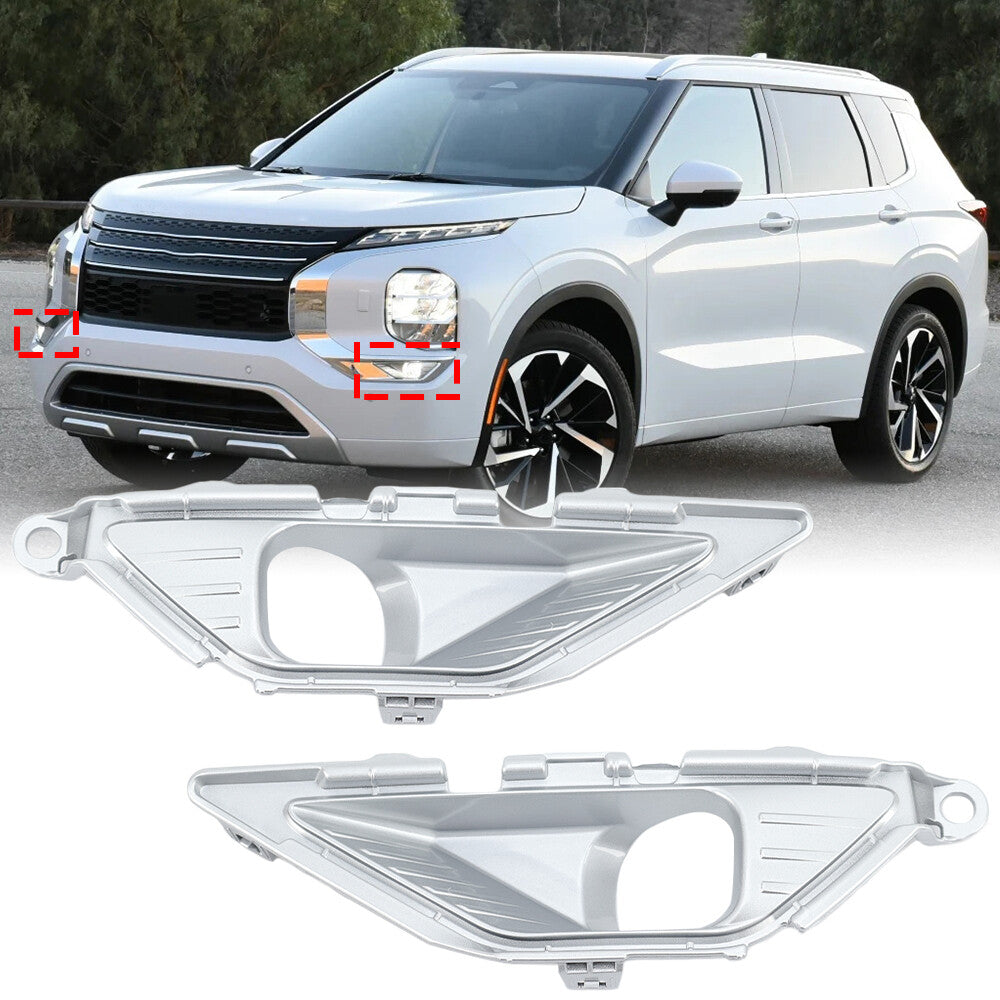 2¡ÁF¨¹r for Mitsubishi Outlander DG ZM 22-25 Nebelscheinwerfer Abdeckung Lampenrahmen