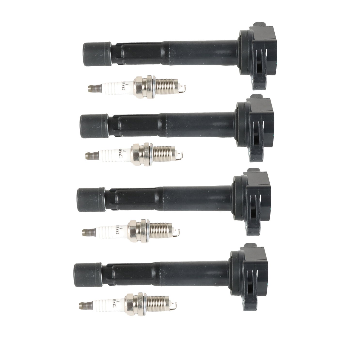 UF417 4X Ignition Coils  Iridium Spark Plugs for Acura TSX L4 2.4L 2004-2008