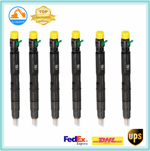 6PC Fuel Injector A6650170121 EJBR02601Z for Delphi Rexton Xdi Diesel 2.7L DHL