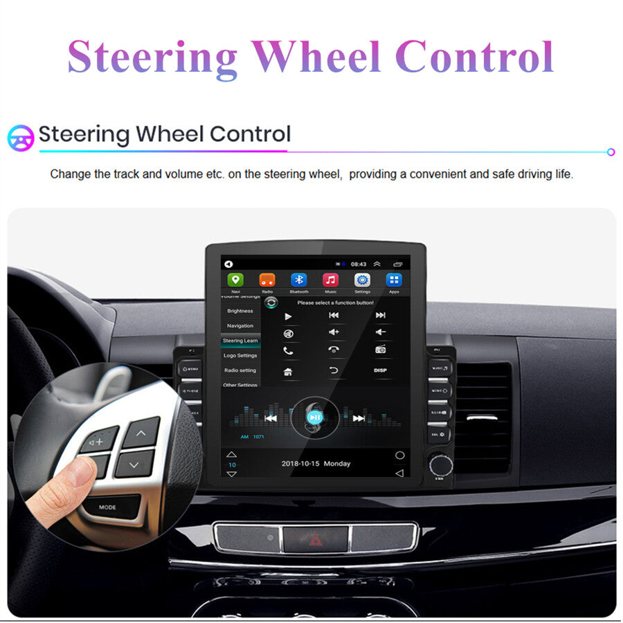 Car Radio Stereo Fit for Mitsubishi Lancer 2008-2015 For Carplay Android Auto