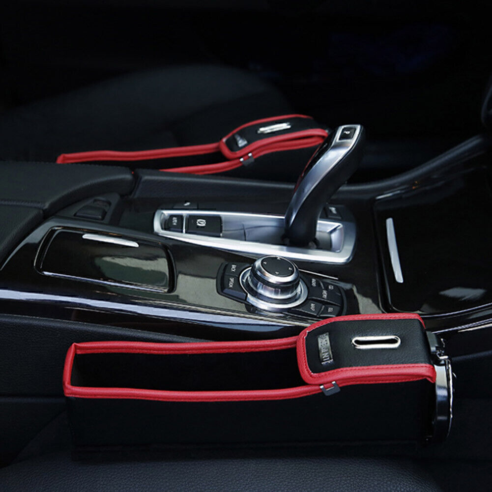 Car Passenger for Seat Multifunction Leather Catcher Box Cup Coil Pocket Storage gk