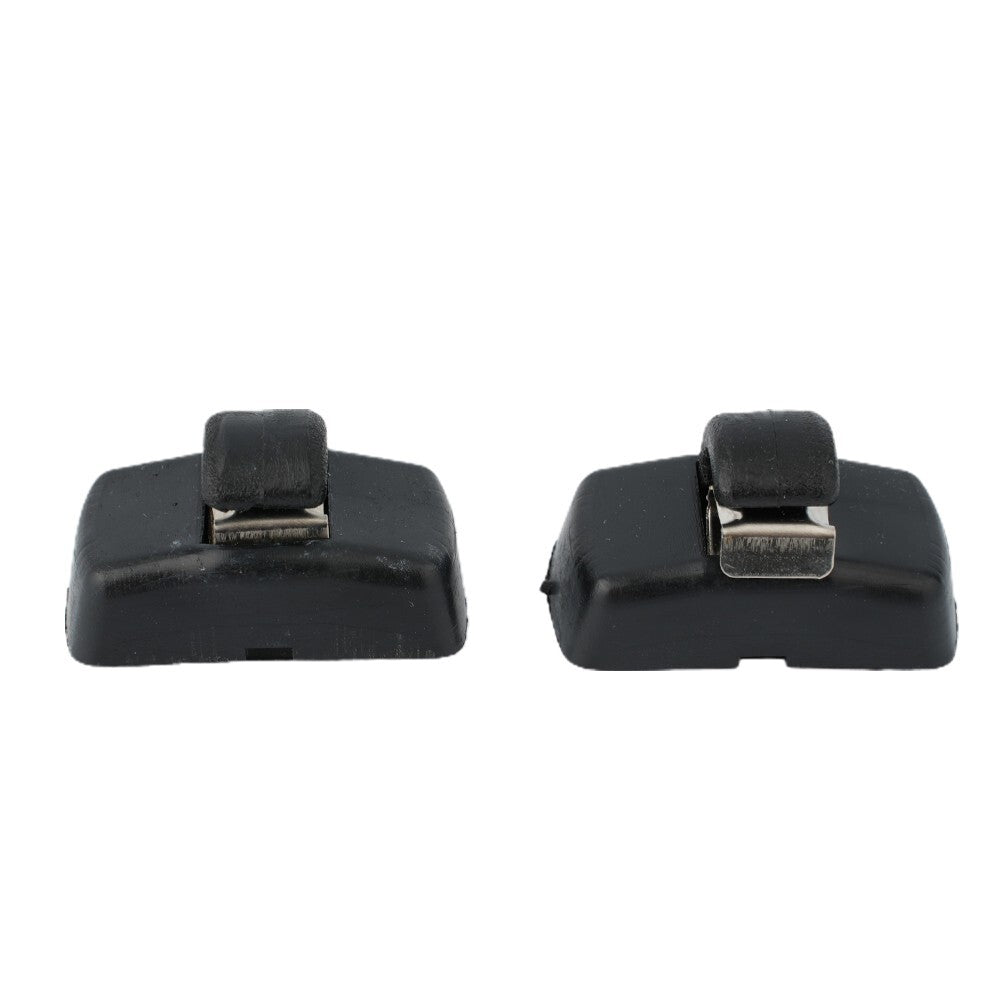2-pack 3B0857561B Car Sunshade Clip Black Fixing Hook Replacement Parts