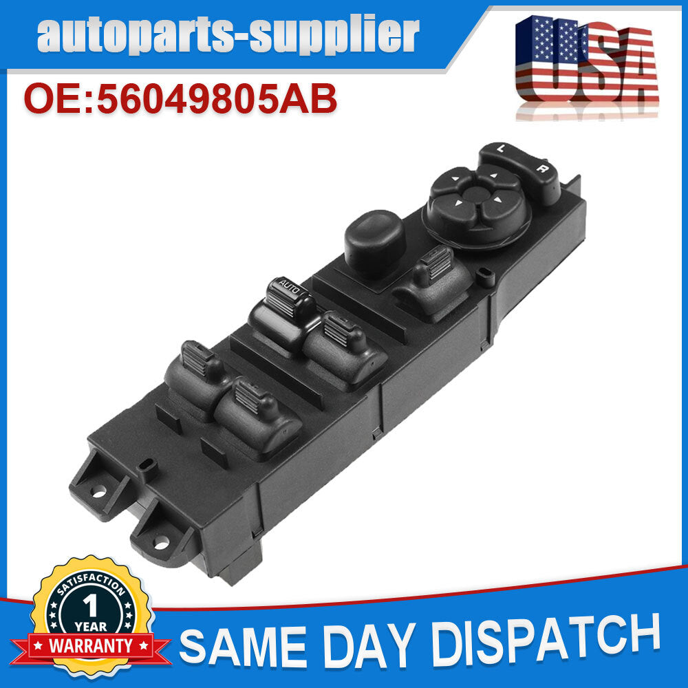 Driver's side door and window control panel and baffle suitable for Dodge for Ram 1500 2500 3500