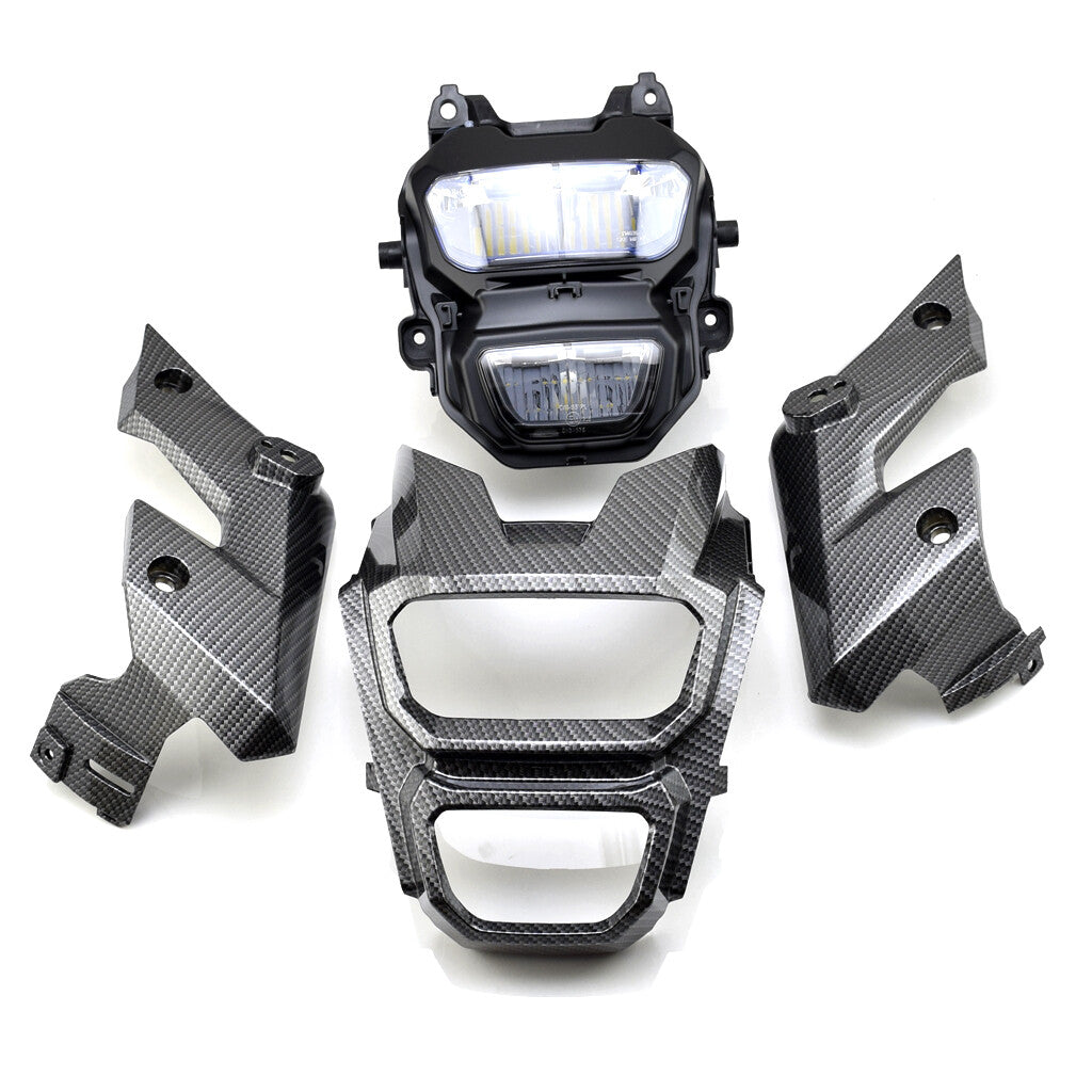LED Headlight Monkey Front Light Lamp Cover for Honda Grom MSX125 2016-2018