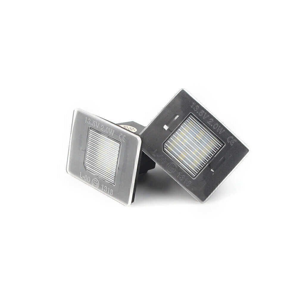 for Mercedes GL ML GLK GLA GLC GLE Class White CAN-bus LED License Plate Lights