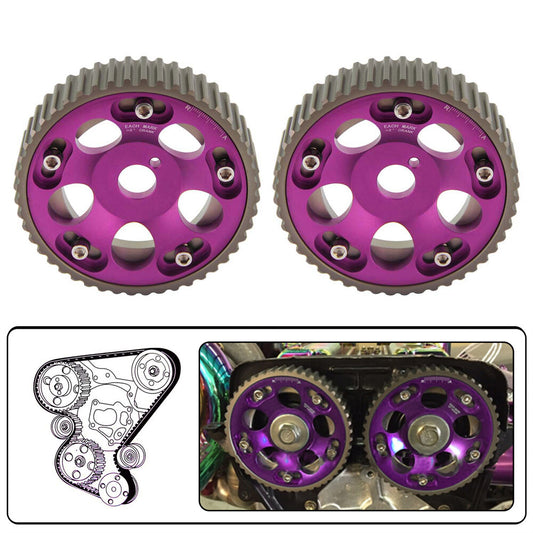 2PCS Adjustable Cam Gears Pulley for Toyota Supra JZA80 1JZ 2JZ Mark II Soarer