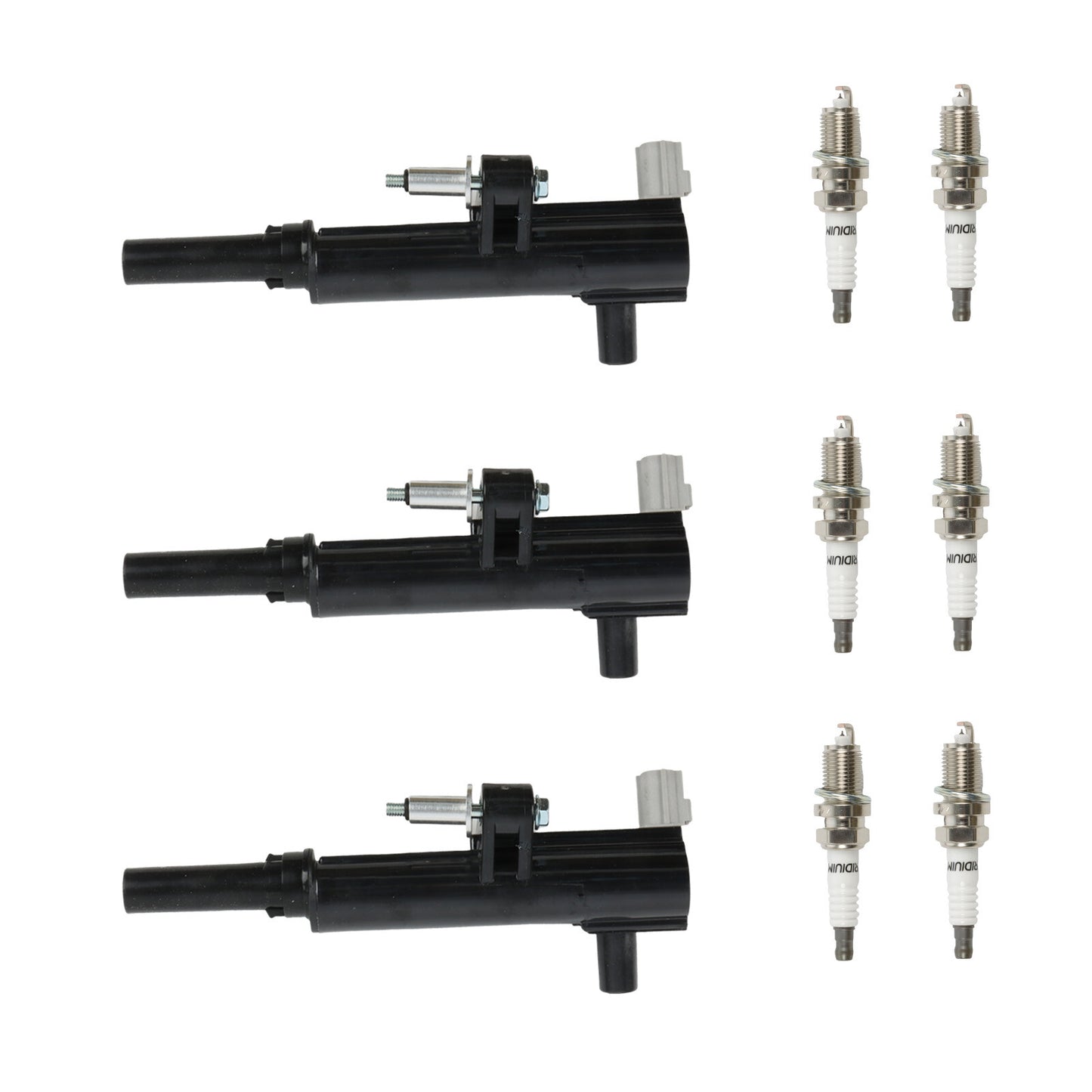3X Ignition Coils+Spark Plugs for Jeep for Dodge Dakota for Ram 2009-2013 3.7L V6 UF640