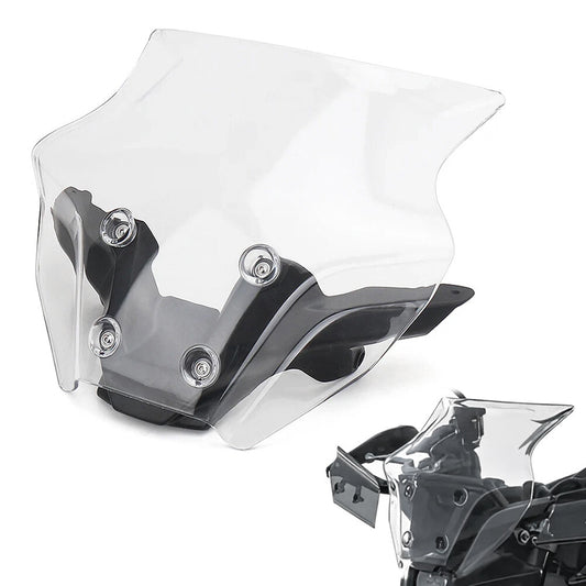 Clear Wind Deflector Windshield Bracket Windscreen for Yamaha MT-09 MT09 2024