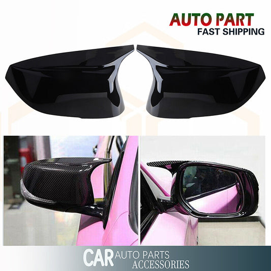 Glossy Black M3 Style Side Mirror Caps for Infiniti Q50 Q60 2014-2021 USA