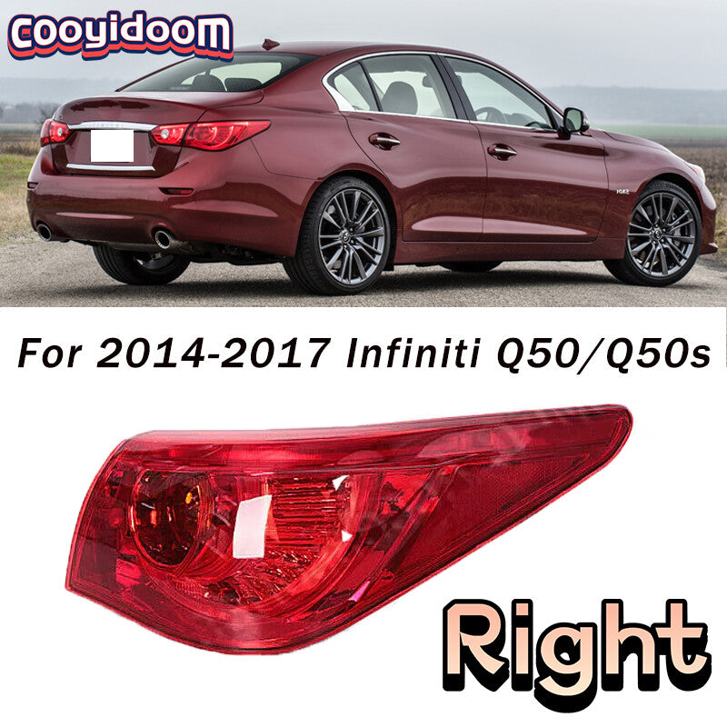 Right Rear Tail Light Outer Lamp Driver Side For 2014-2017 for Infiniti Q50/Q50s