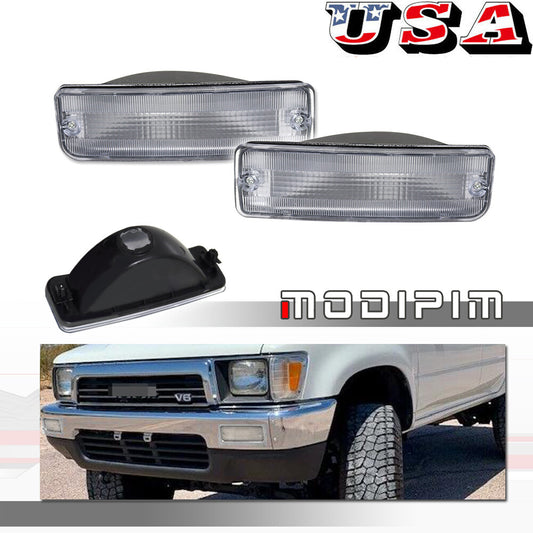 Transparent signal light housing suitable for 1990-91 for Toyota 4Runner / 89-91 pickup truck 4WD