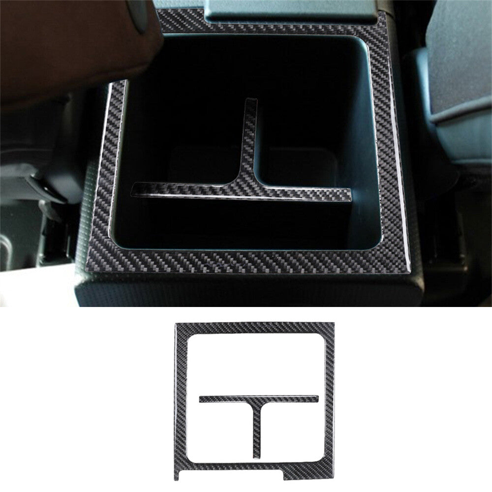 Carbon Fiber Center Console Storage Box Panel Trim For Toyot@ FJ Cruiser 2007-21