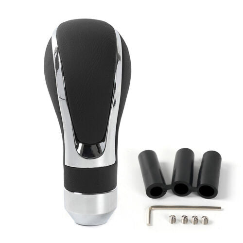 Universal Car Gear Shift Knob Manual Shifter Lever Handle Stick Black Leather