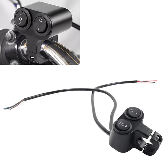 7/8 ATV Dual Button On Off Switch Handlebar Headlight Fog Spot Light Motorcycle