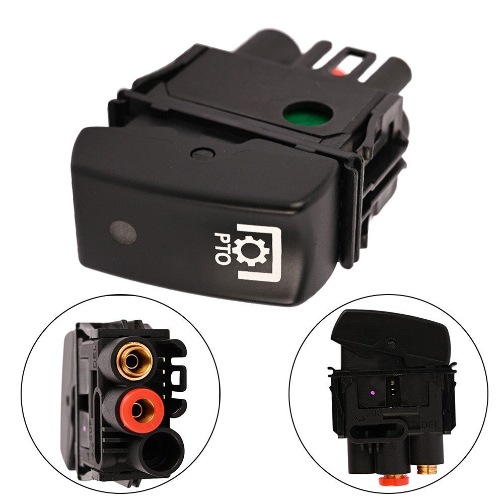 Black Electric Valve Control Switch Replacement for Kenworth PTO G90106609