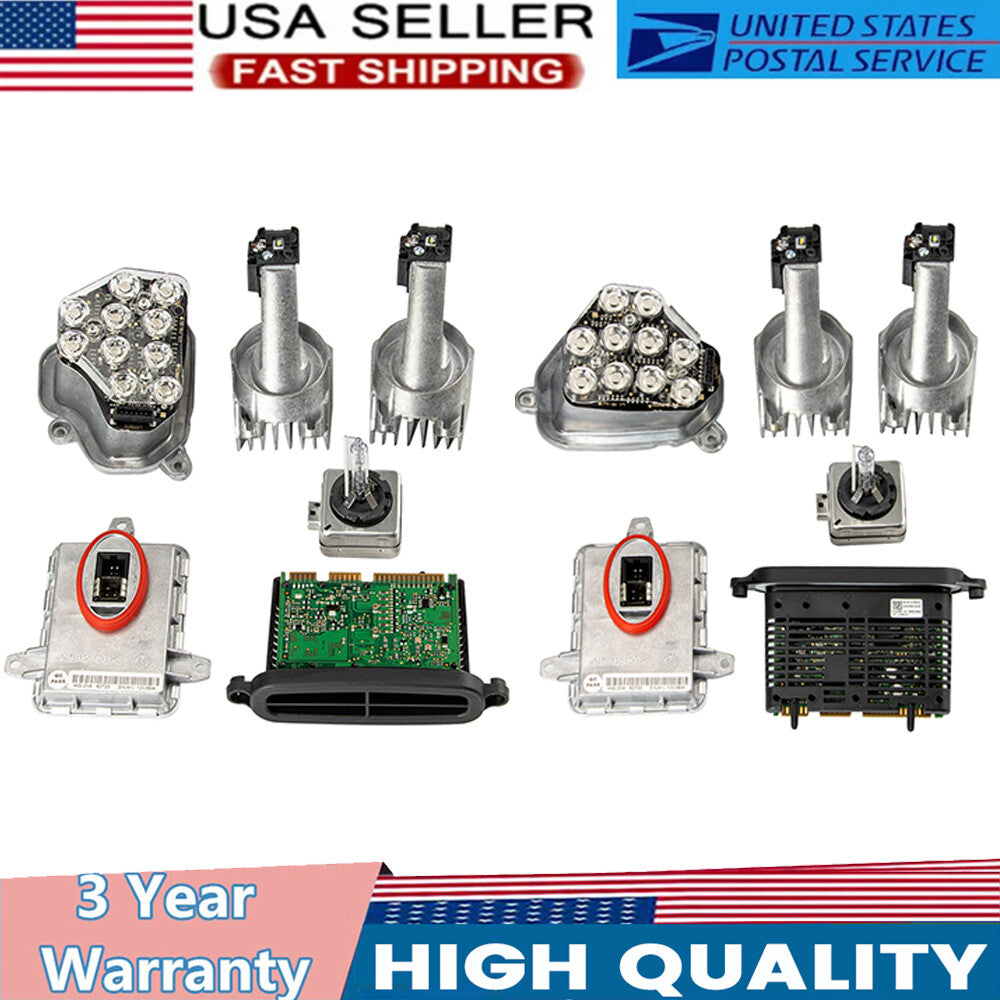 LH+RH Xenon Ballast Bulb LED Module Diode Kit for 2011-13 for BMW 5 Series 528i 535i
