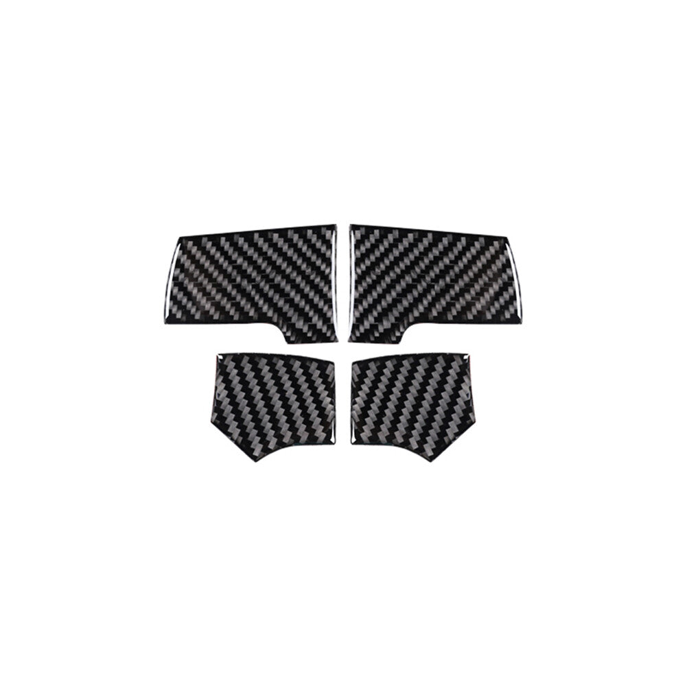 Carbon fiber interior steering wheel cover trim for Ford F-150 FX4 2004-2008