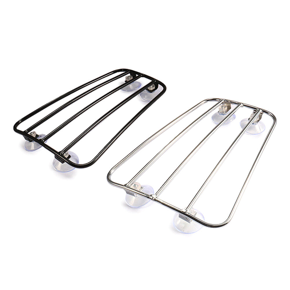 Motorcycle Universal Suction Cup Fuel Gas Tank Parcel Rack for Harley Cafe Racer