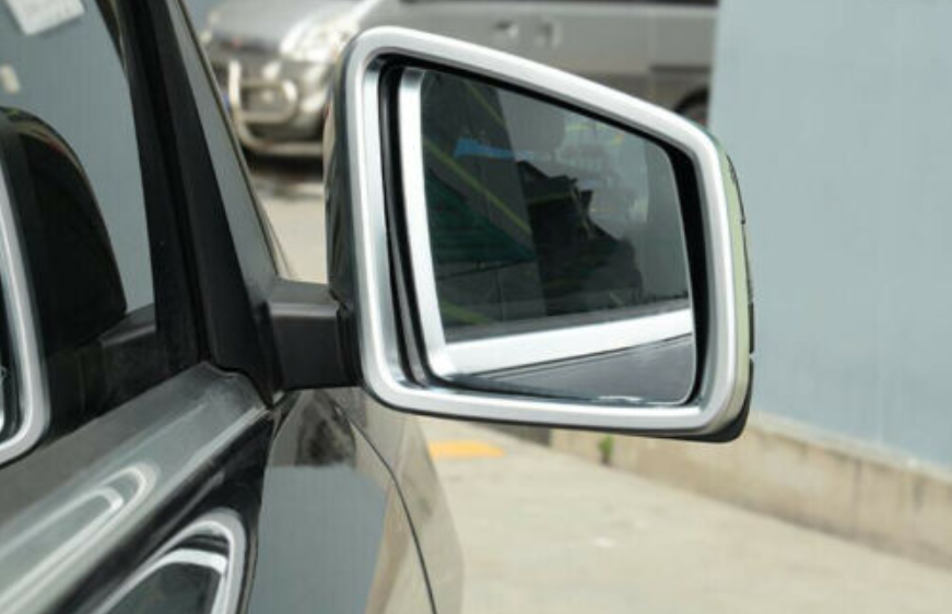 for Benz ML GL GL GLS GLE Class 2* Chrome Side Wing Rear-view Mirror Frame Decorated