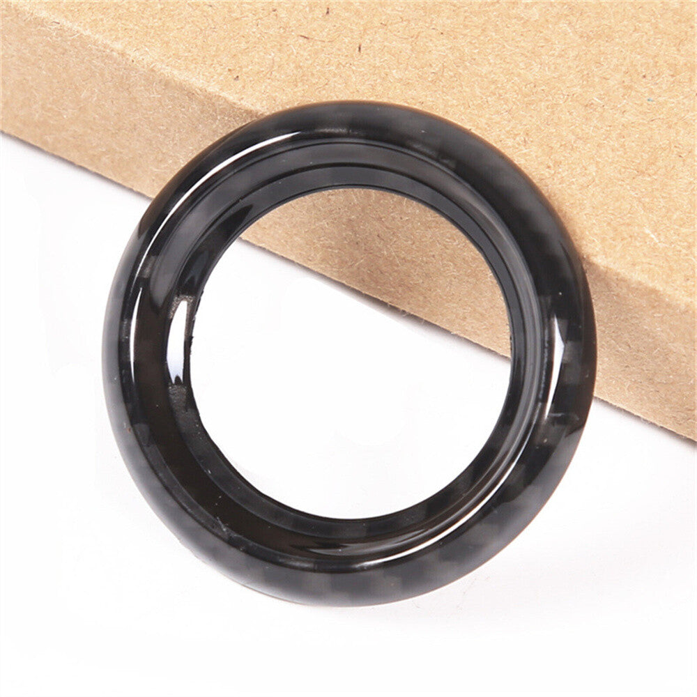 Carbon Fiber ABS Engine Start Stop Button Trim for Chevrolet for Corvette C8 2020-24