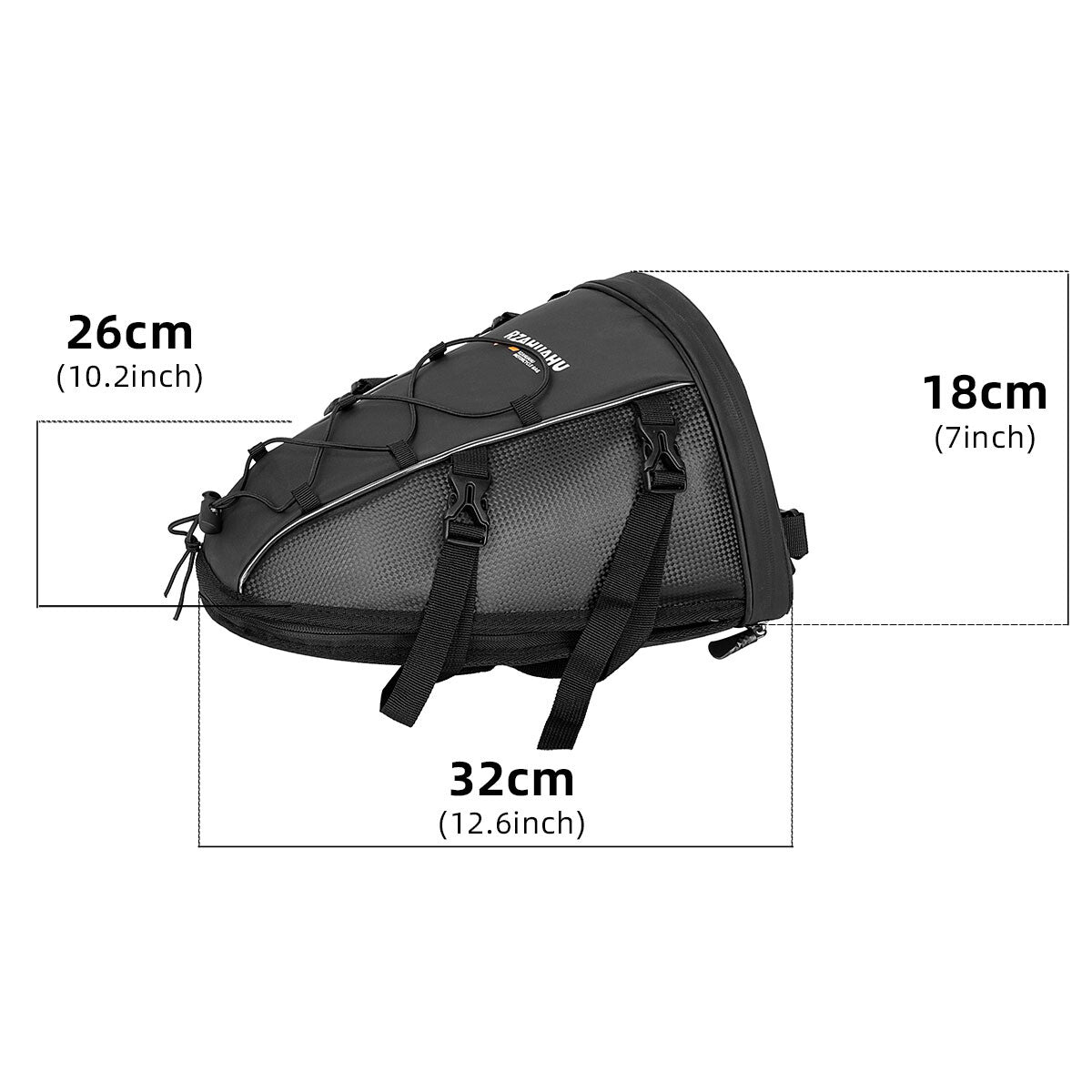 Universal Multifunctional Motorcycle Saddle Bag Capacity Outdoor Travel Riding