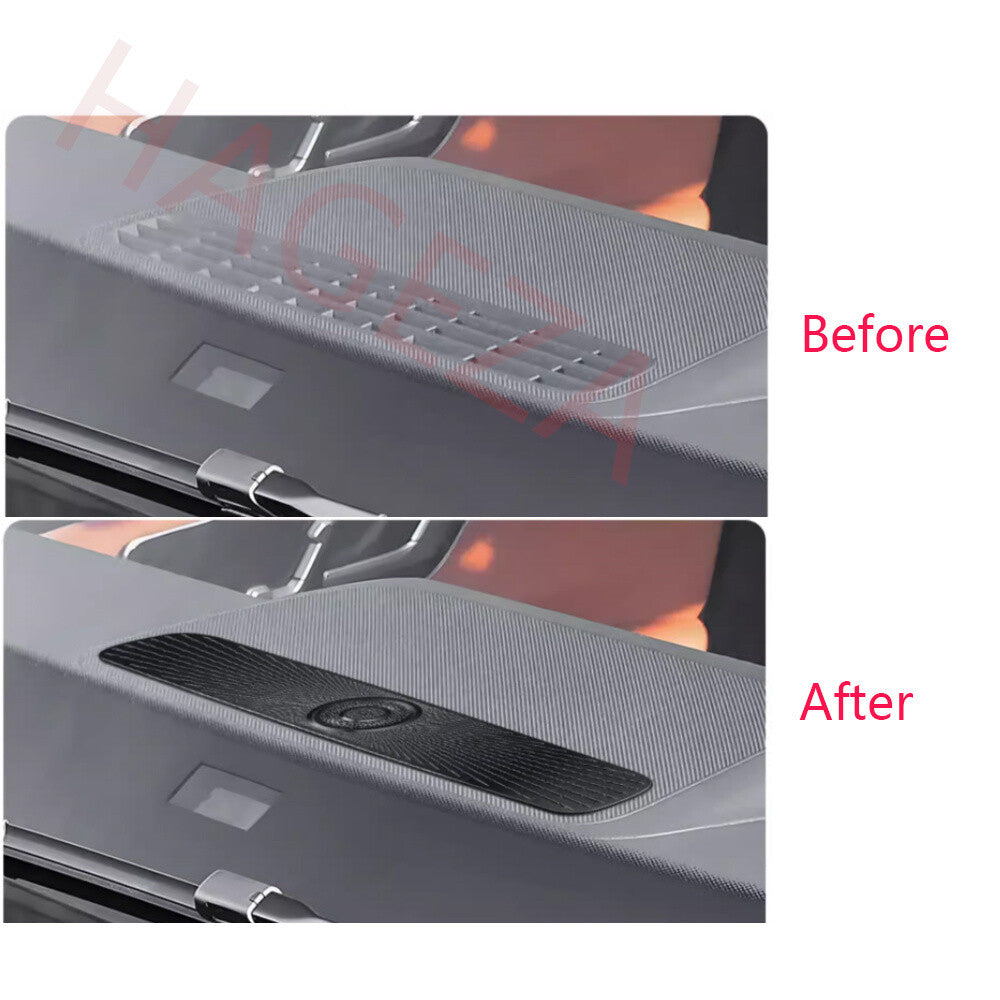 Steel Black Dashboard Air Outlet Vent Cover for Mercedes-Benz S Class W223 2021+
