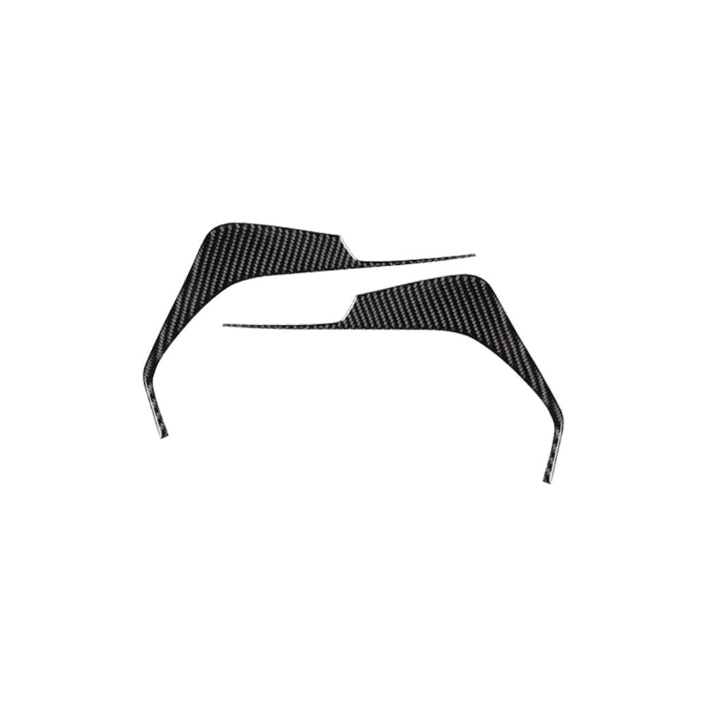 2Pcs Carbon Fiber Interior Dashboard Strip Cover Trim for Honda CR-V 2017-2021