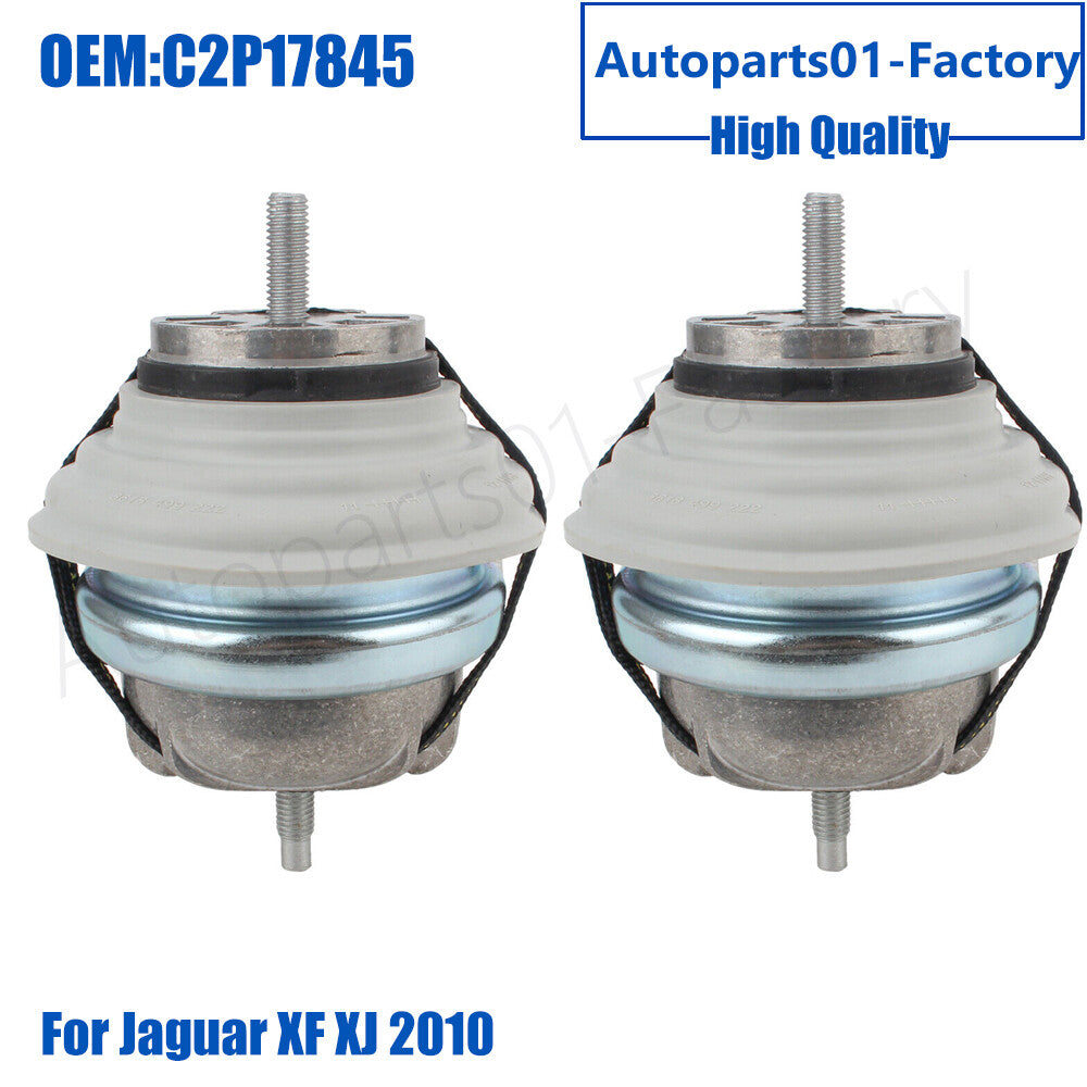 1Pair Engine Motor Mount Front Left + Right for Jaguar XF XJ 2009-2013