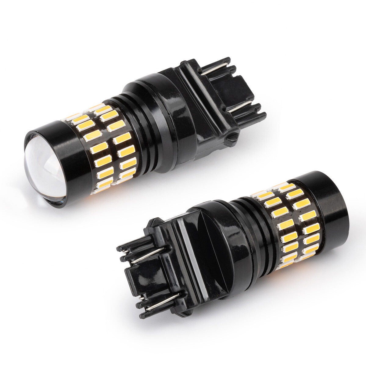 4157 3156 3157 NEW 4PCS 12V LED Turn Signal Light Bulbs Amber Anti Hyper Flash
