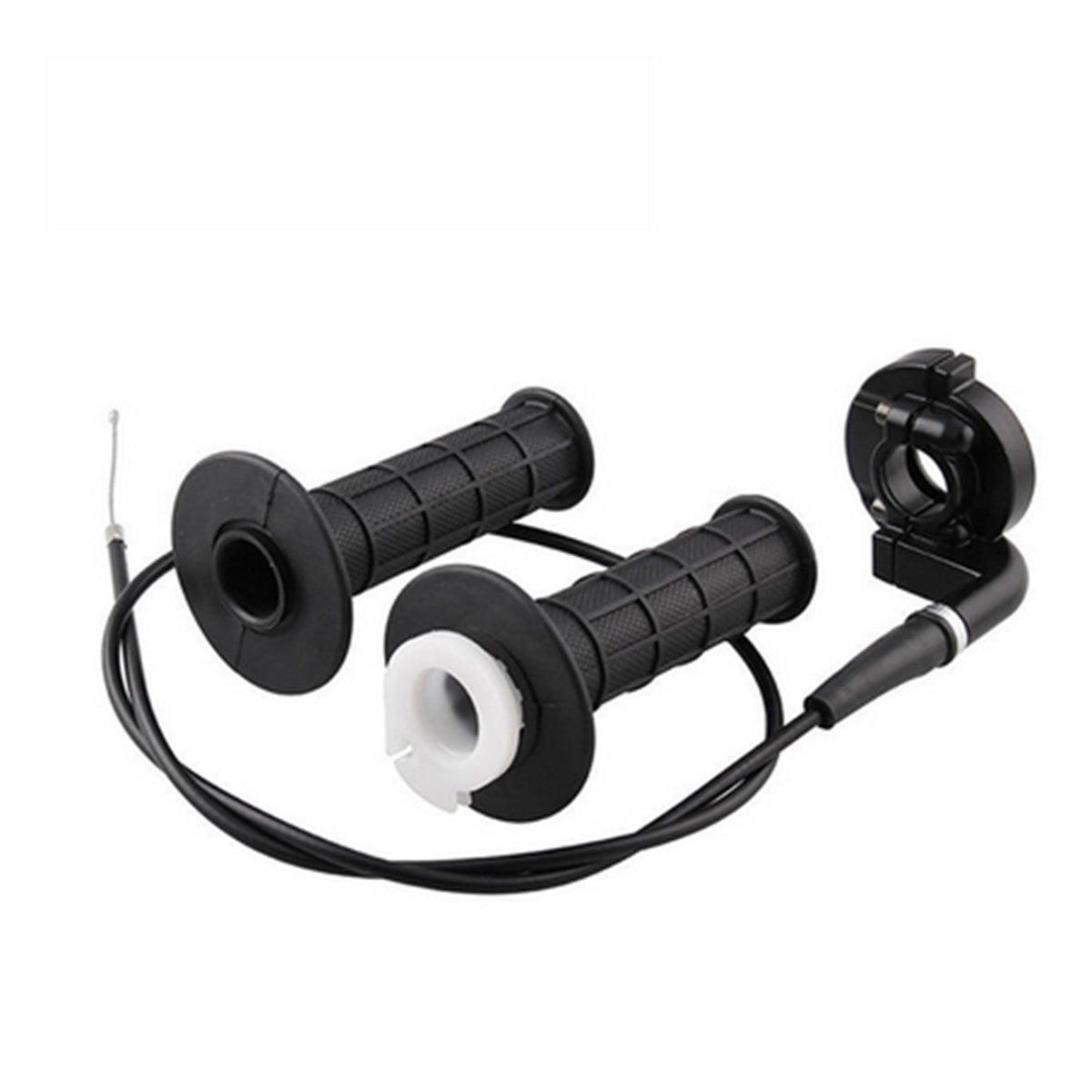 A Pair Black Throttle Twist Set 7/8 Handlebar Motorcycle ATV for Mini Bike
