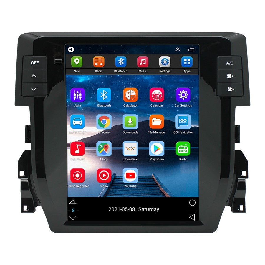 9.7Android 11 1+16GB Car Stereo Radio GPS WIFI 4G for Honda for Civic 2016-2020