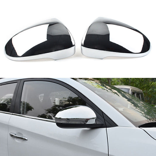 Door Side Rear View Mirror Chrome Trim Cover for Hyundai for Tucson 2015-2019 16