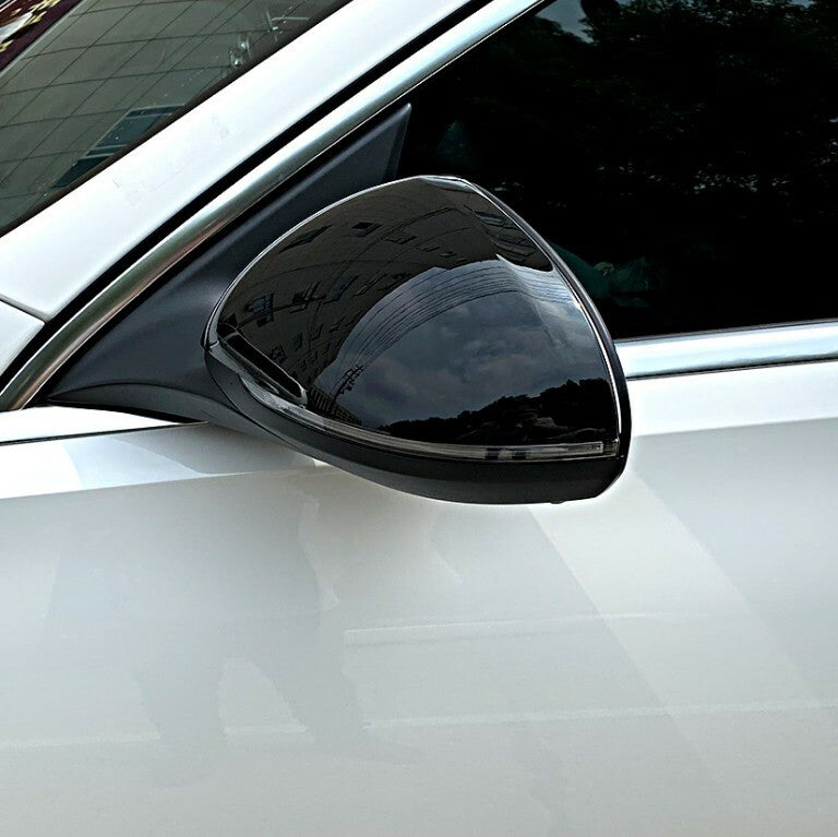 2-Pack Glossy Black Mirror Protective Case for Mercedes-Benz C-Class 2021 W206