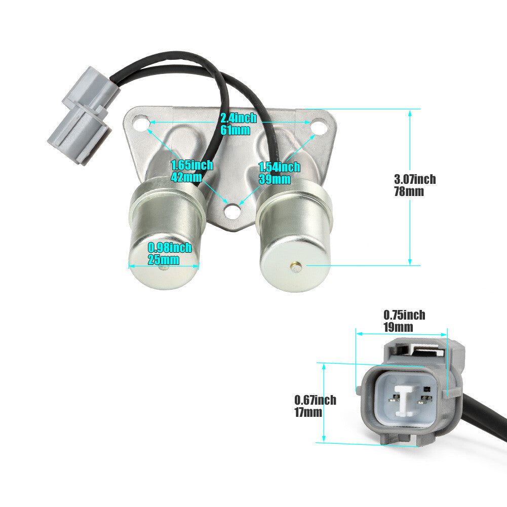 new dual shift solenoid valve 28200-PLX-003 for Honda for Civic Linear 01-05 transmissions