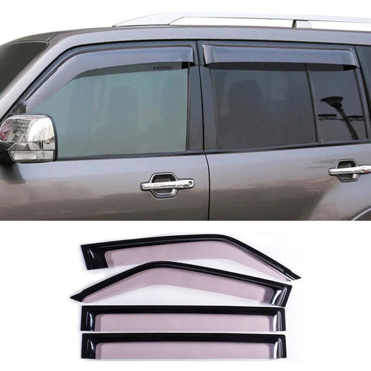 for Mitsubishi Pajero V93 V97 V73 V75 V77 Window Visor Sun Rain Deflector Trim4
