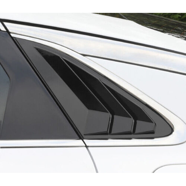 for Kia K5 2021-2023 Glossy Black Side Vent Window Scoop Louver Cover Cap Trim