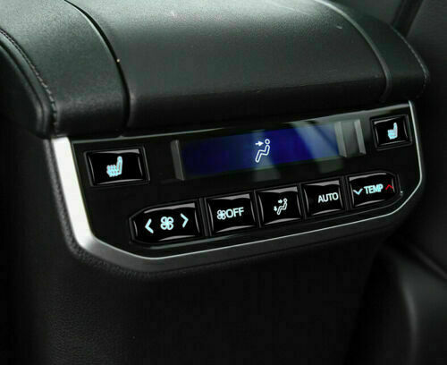for Toyota Highlander 2020-2023 Black Rear Armrest AC Switch Control Button Trim