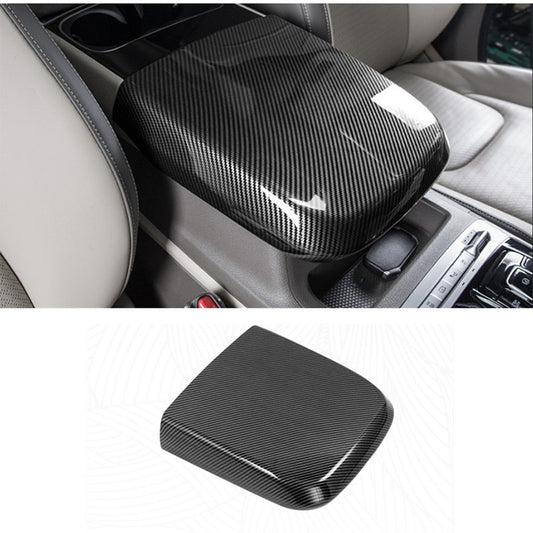 for Kia Carnival 2022-2023 Carbon Fiber Center Console Armrest Storage Box Cover