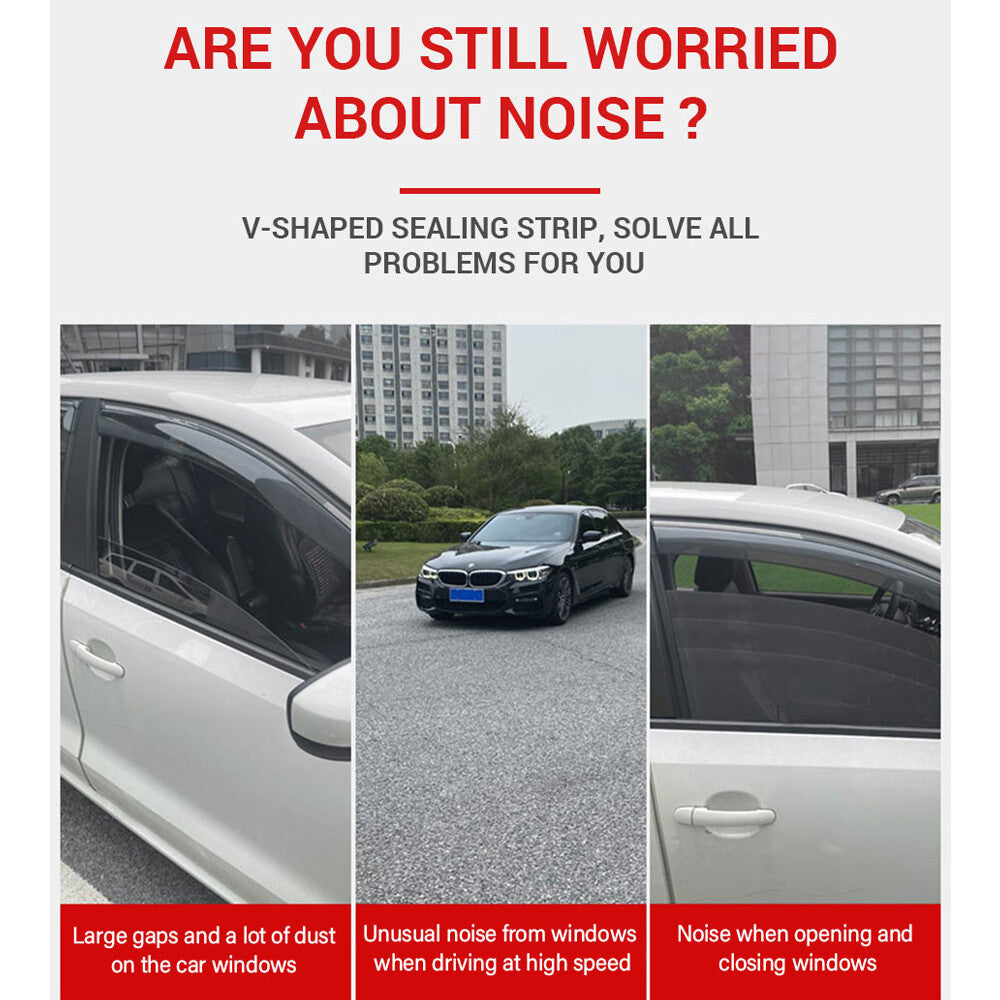 13ft for Jeep V Shape Car Side Window Door Trims Edge Moulding Sealing Strip