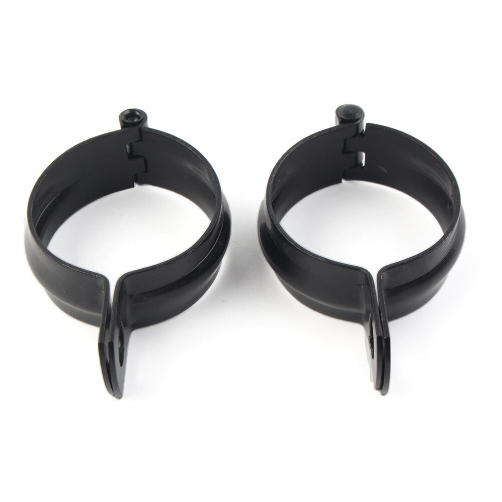 Black Motorcycle Front Fork Clamp Turn Signal Light Mount Bracket Holder 42-51MM
